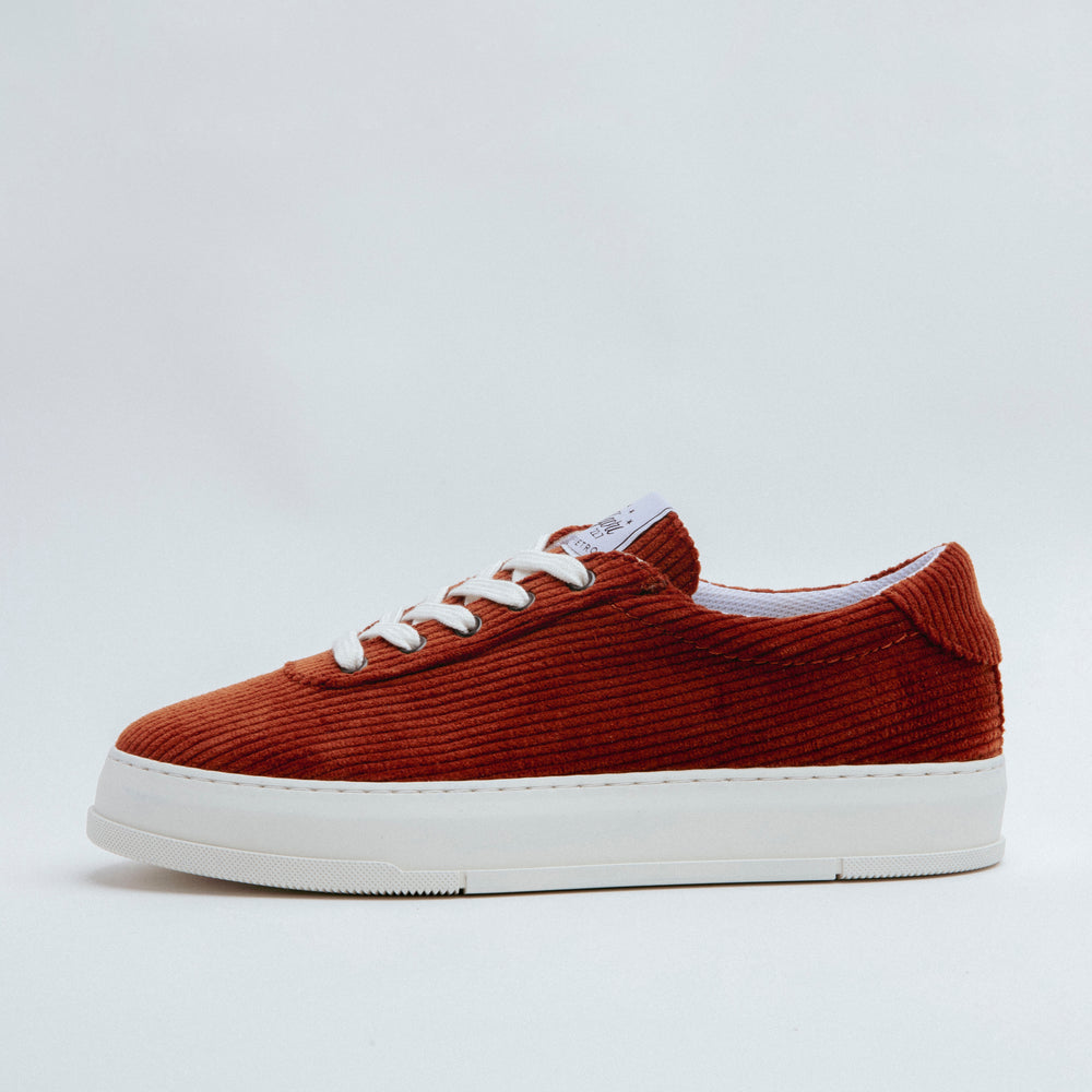 San Pietro 22.7 Corduroy Dark Orange Sneaker